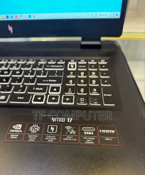 New Laptop Acer Nitro 17 16GB Intel Core I7 SSD 1T