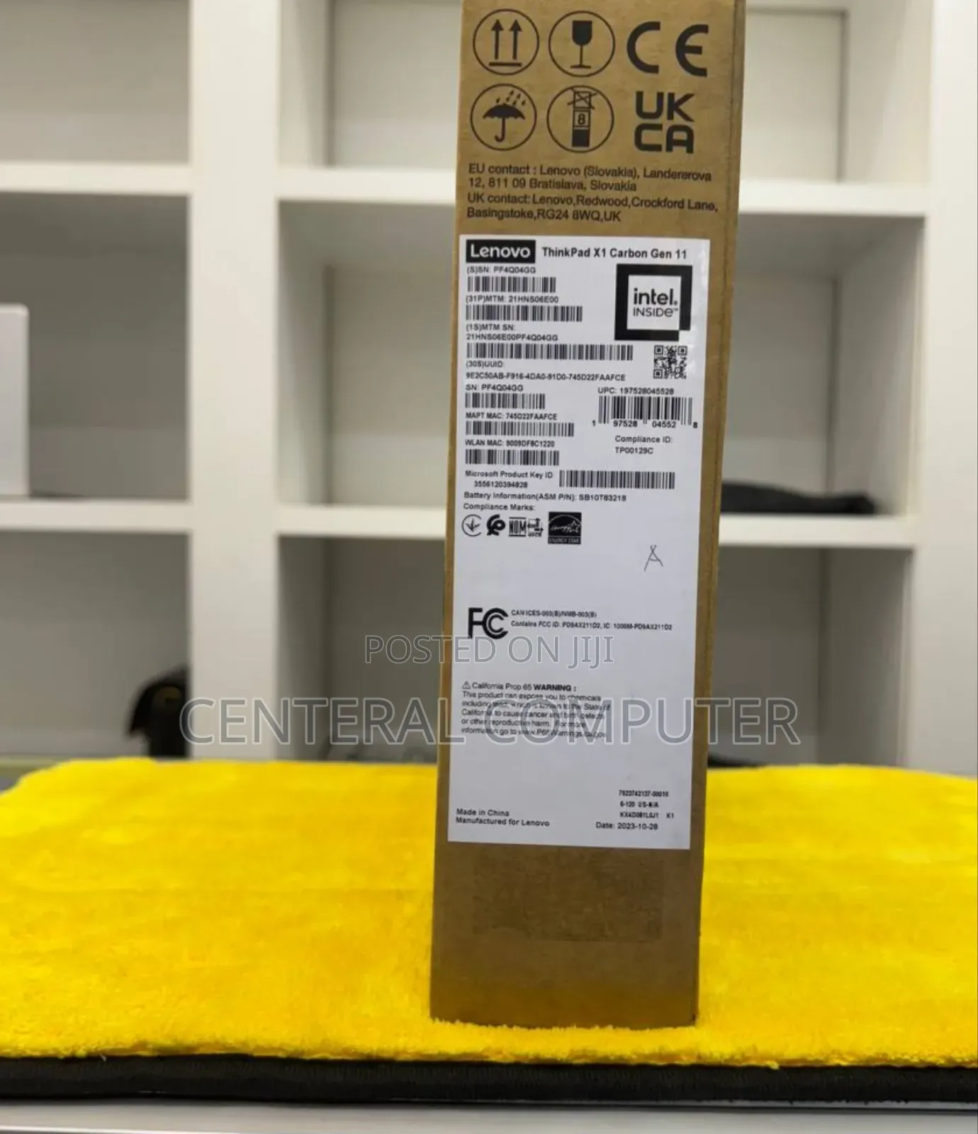 New Laptop Lenovo ThinkPad X1 Carbon 32GB Intel Core I7 SSD 1T