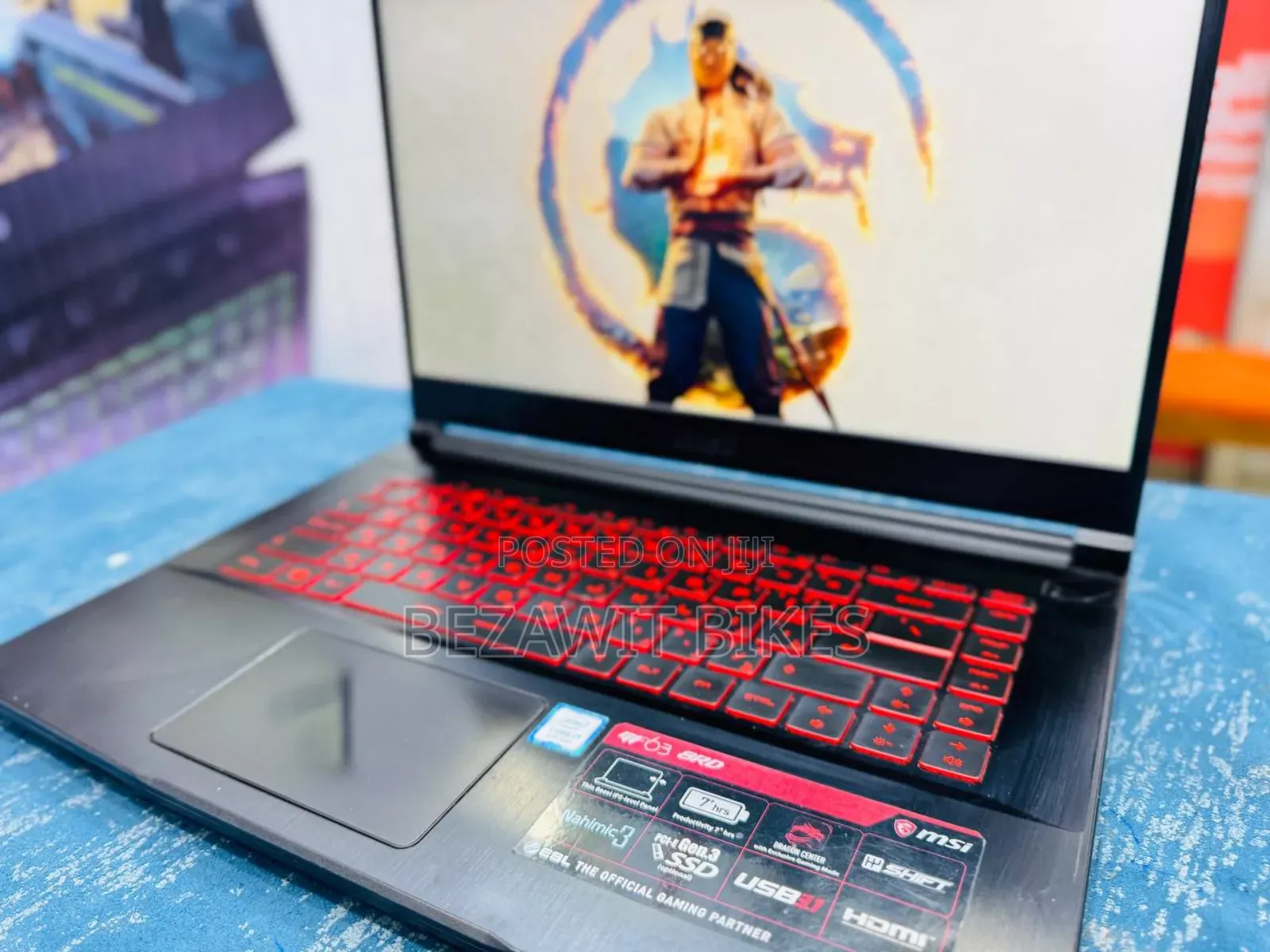 New Laptop MSI GF63 16GB Intel Core I7 HDD+SSD 256GB