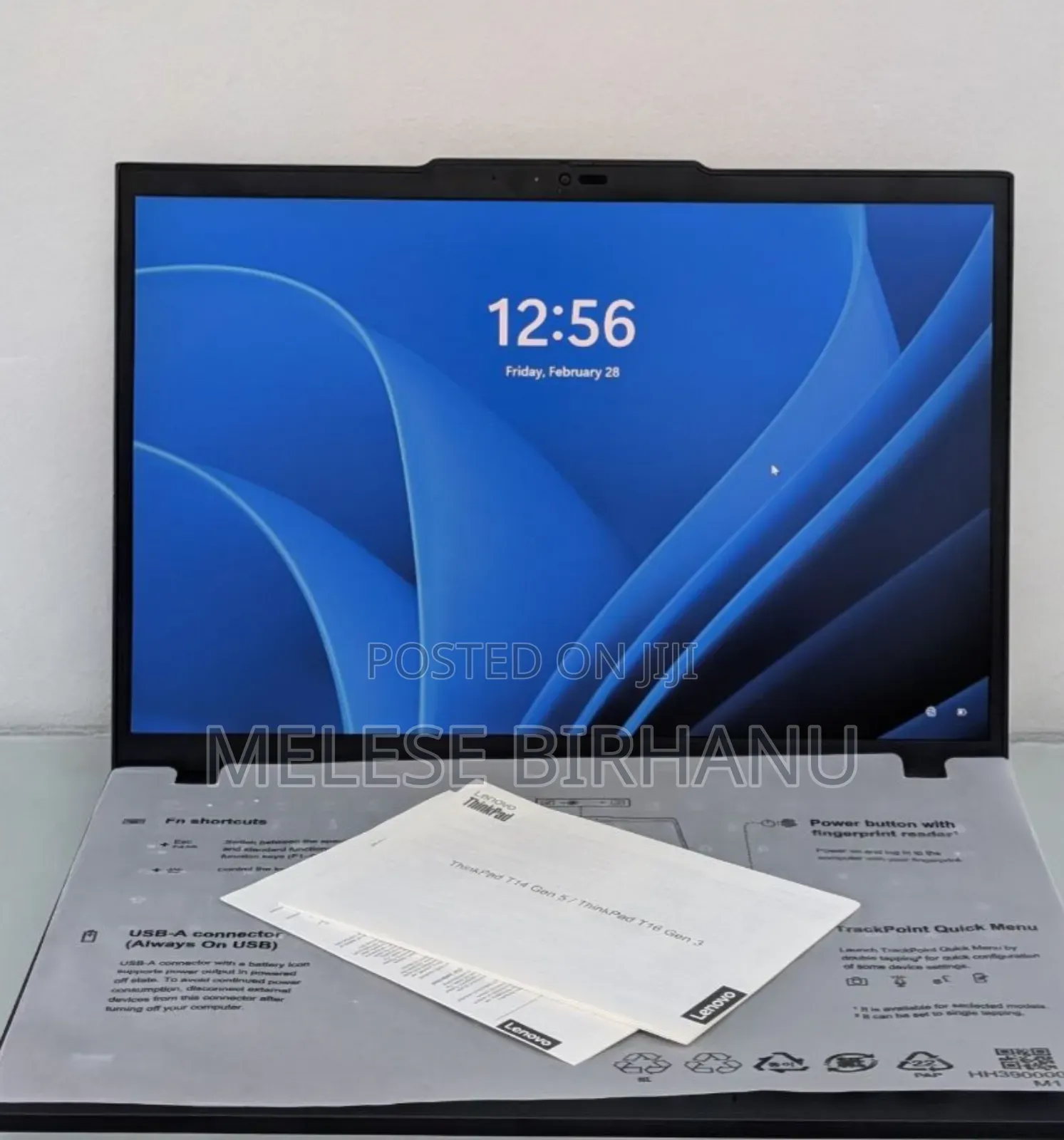 New Laptop Lenovo ThinkPad T14 16GB Intel Core Ultra 5 SSD 512GB