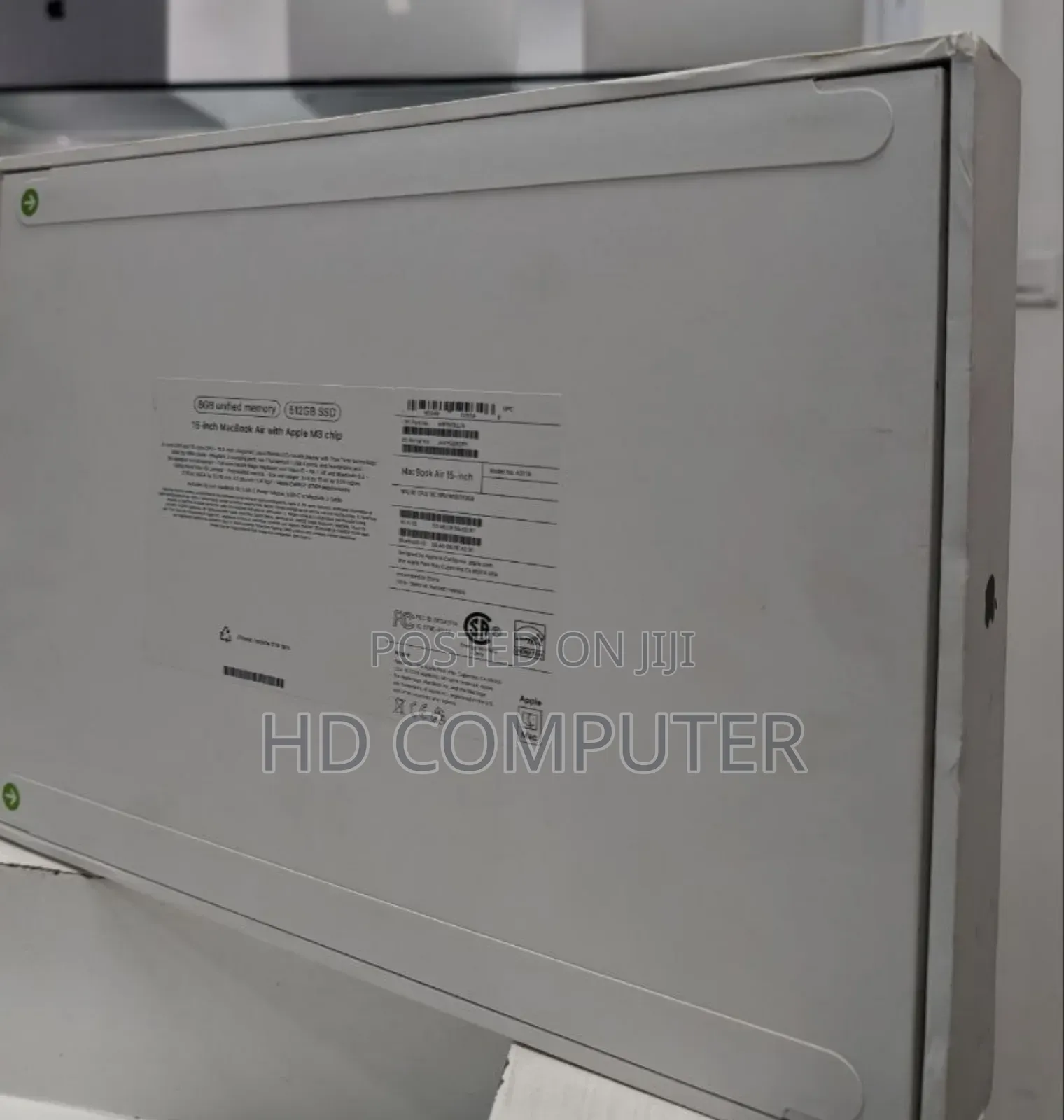 New Laptop Apple MacBook Air 2024 M3 15-Inch 8GB Apple M3 SSD 512GB