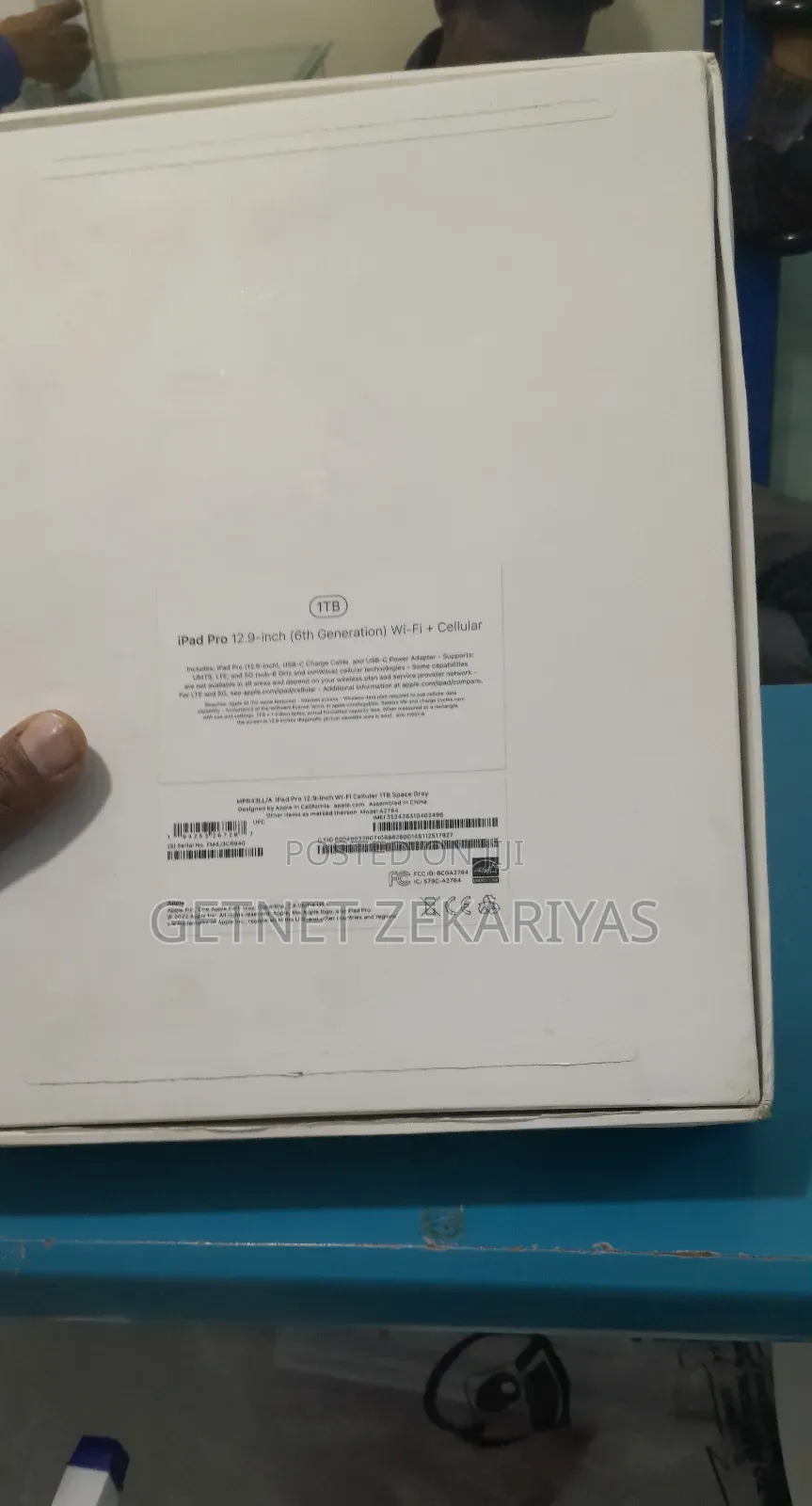 New Apple iPad Pro 12.9 (2021) 1 TB