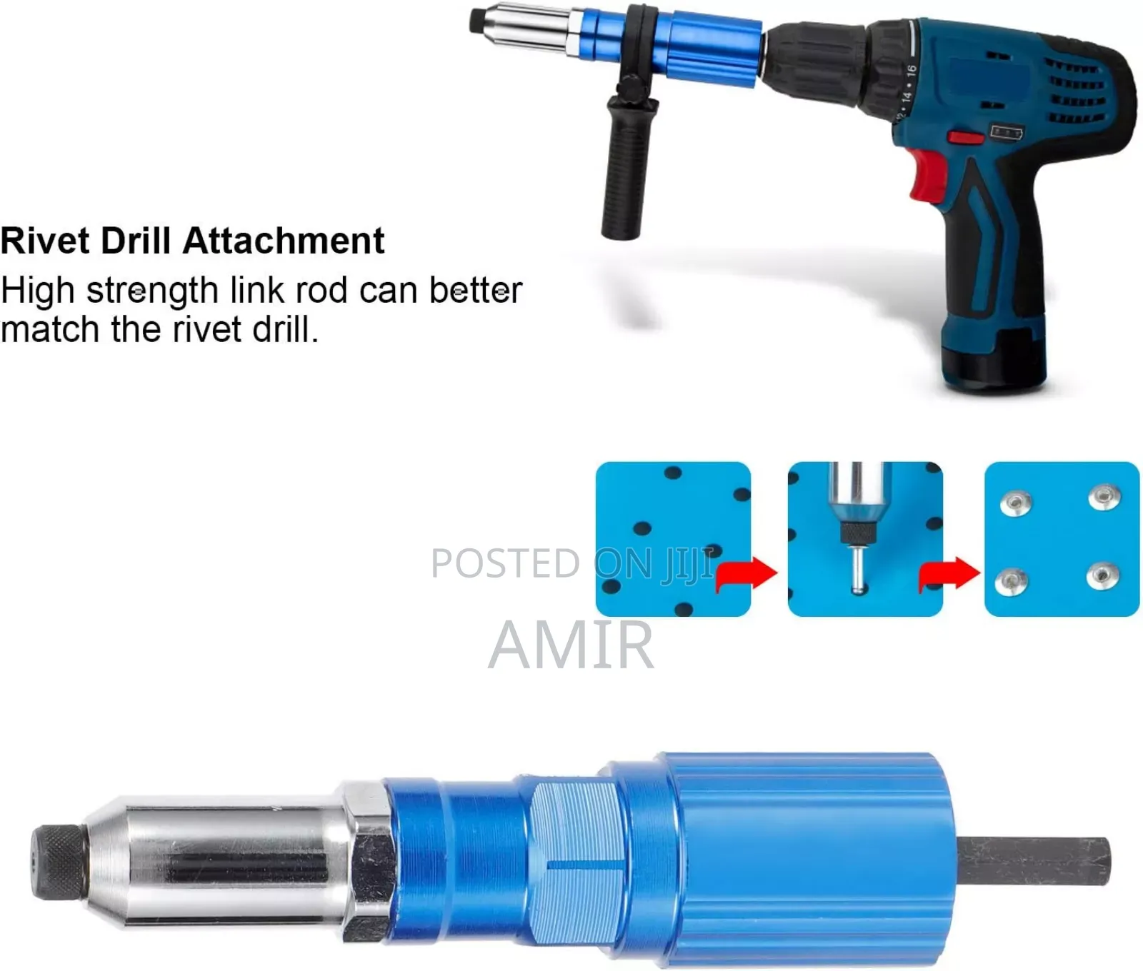 Drill Rivet Gun