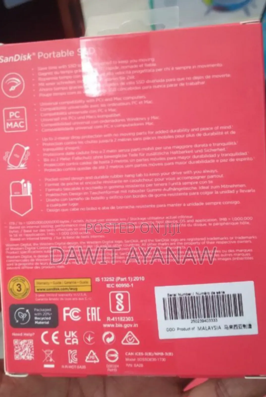 Sandisk External SSD