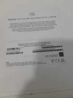 New Apple iPad Pro 12.9 (2021) 1 TB Blue