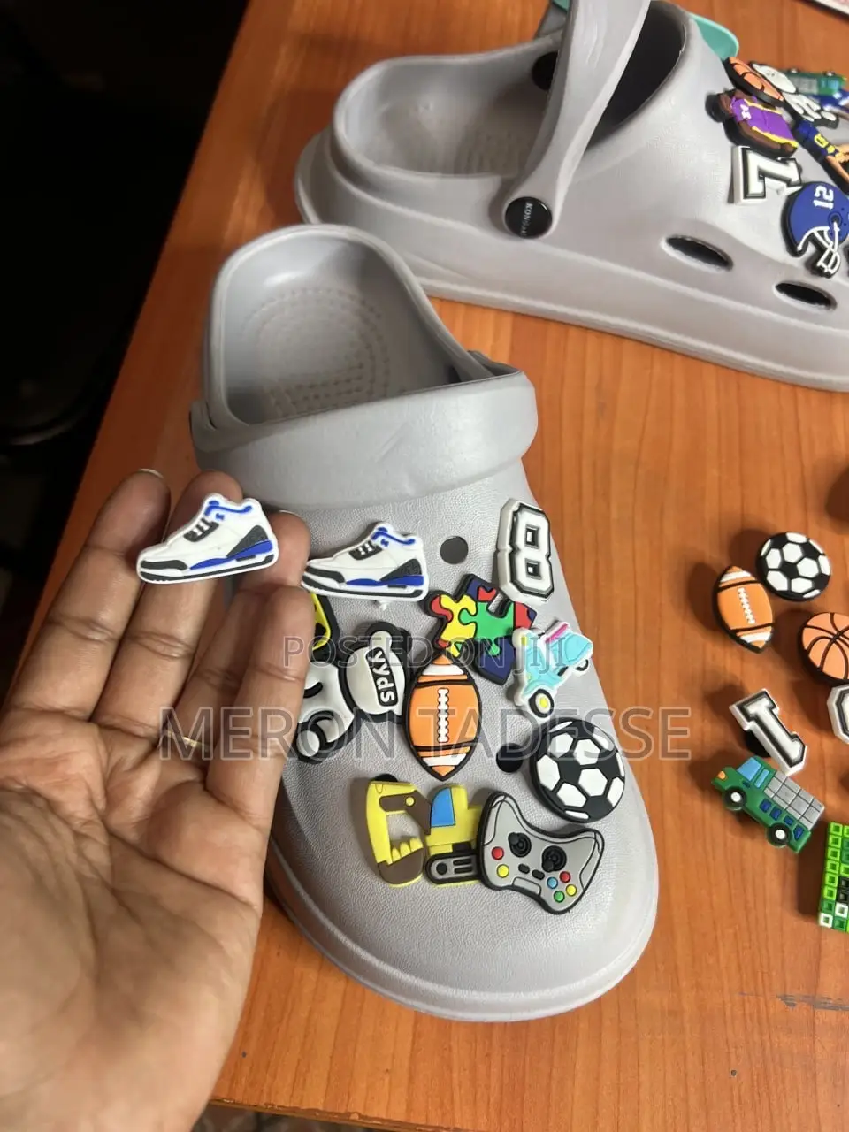 Crocs Stickers / Shoe Charm We Have 6 Themes የcrocs ጫማ ማስጌጫ