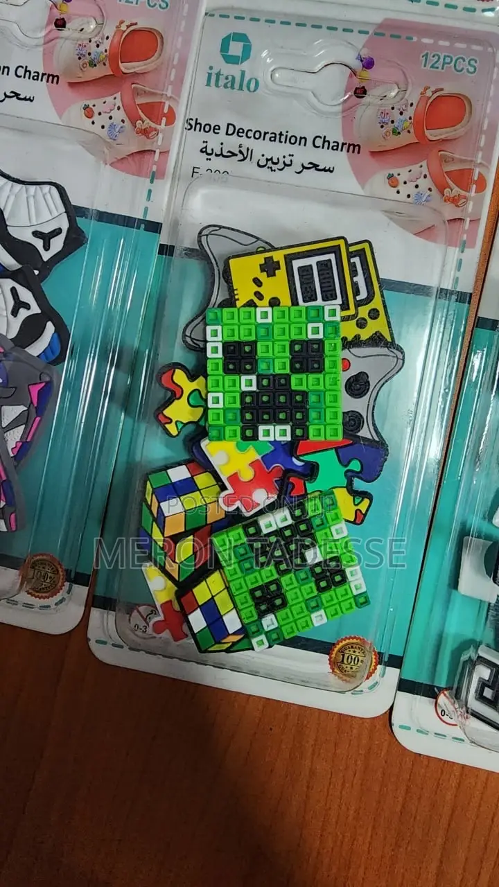 Crocs Stickers / Shoe Charm We Have 6 Themes የcrocs ጫማ ማስጌጫ