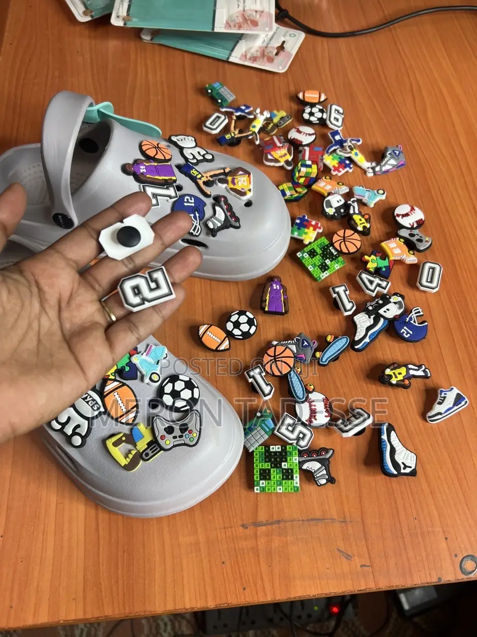 Crocs Stickers / Shoe Charm We Have 6 Themes የcrocs ጫማ ማስጌጫ