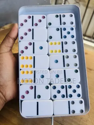 Photo - ሴራሚክ ዶሚኖስ መጫወቻ | የቦርድ ጨዋታ 28 Ceramic Dominoes Free Delivery