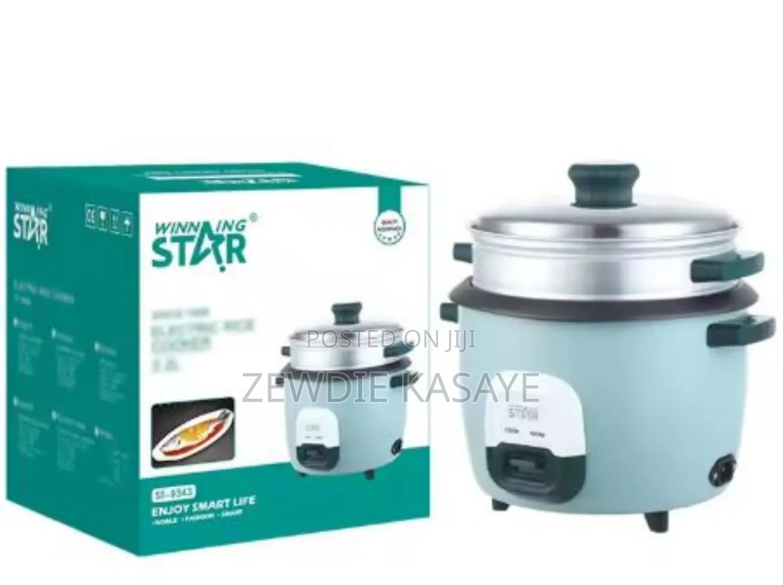 Winning Star 2.8 Liter Rice Cooker With Steamer