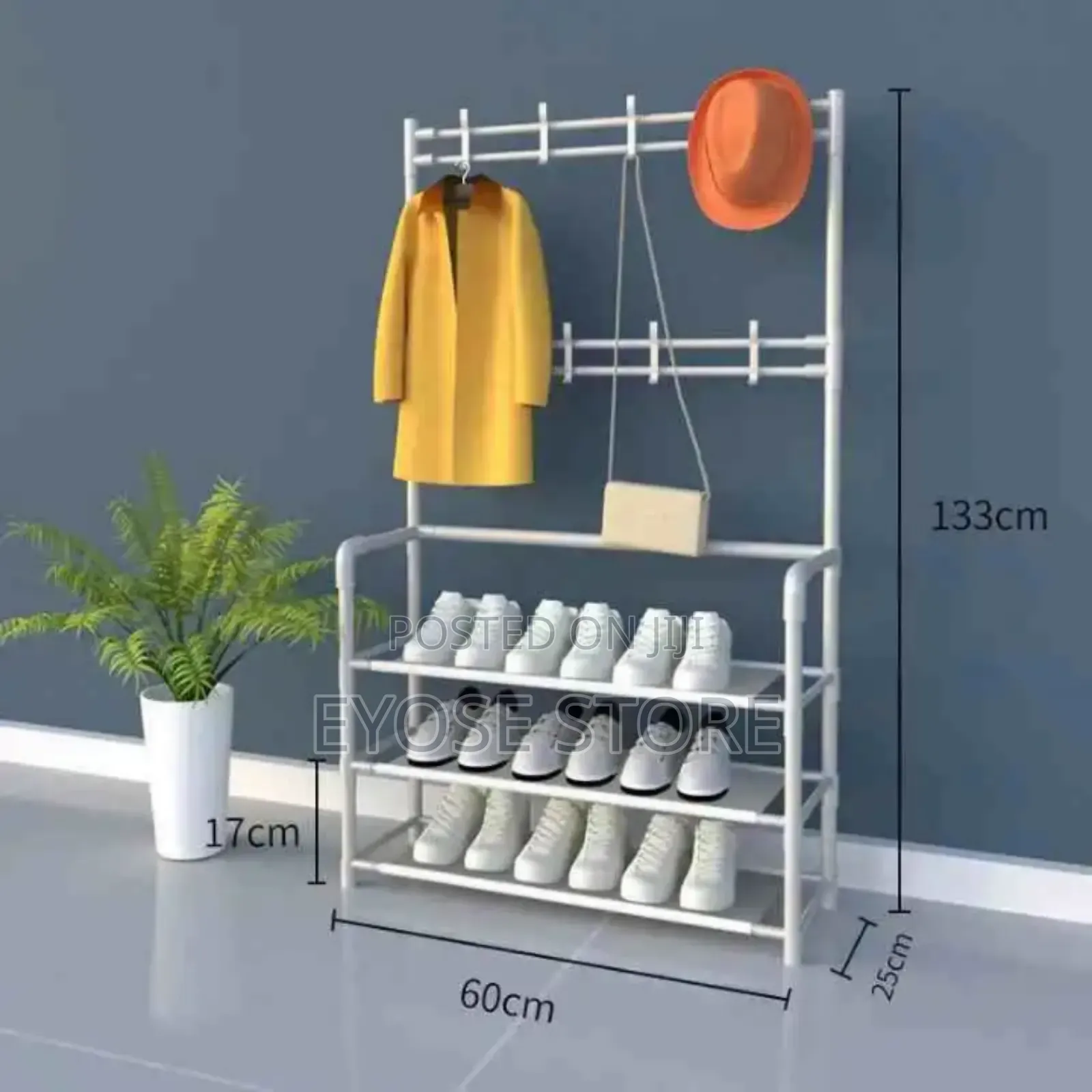 Multifunctional Shoe and Hat Rack