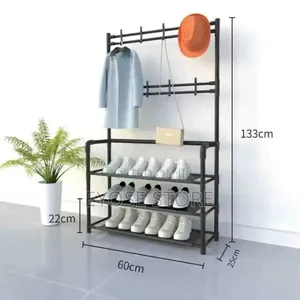 Multifunctional Shoe and Hat Rack