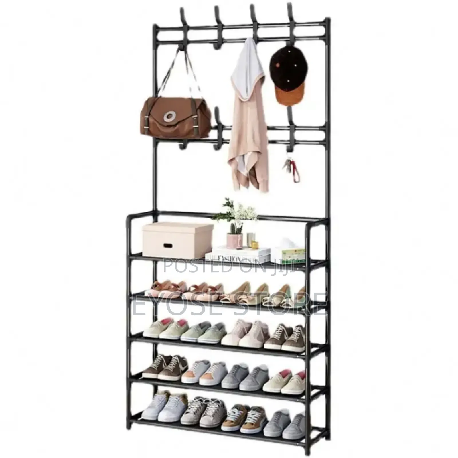 Multifunctional Shoe and Hat Rack
