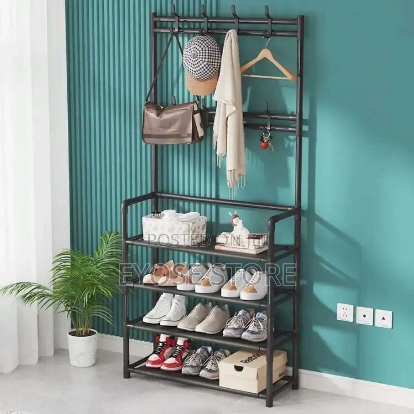 Multifunctional Shoe and Hat Rack