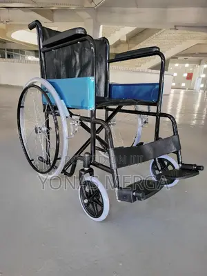 Wheelchair፪孟ዊልቼር=Wheelchair Heavy Duty (Double Cross Bar)