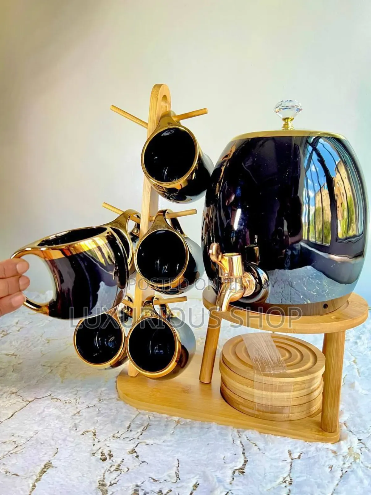Dispenser Jar ትልቅ የሆነ የፈሳሽ ነገሮች ማቅረቢያ
