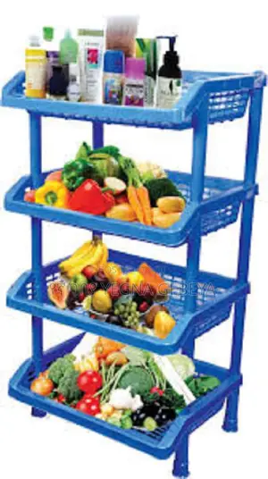 Plastic 4 Layer Vegetable Storage Rack
