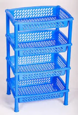 Photo - Plastic 4 Layer Vegetable Storage Rack
