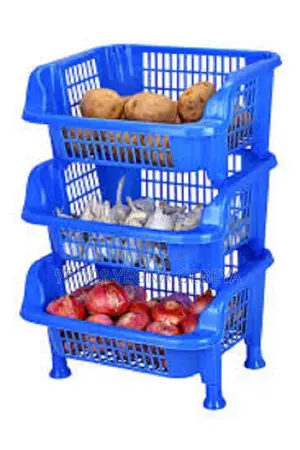 Plastic 4 Layer Vegetable Storage Rack