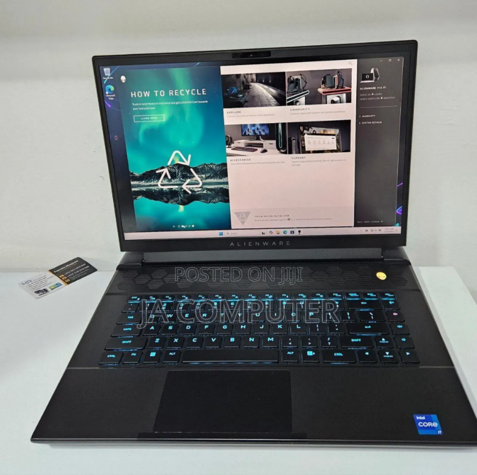 New Laptop Alienware M17x R2 16GB Intel Core I7 SSD 1T