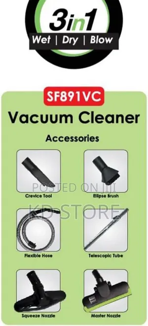 Sanford 3 In 1 Vacuum Cleaner 32 Liter 1450 Watts