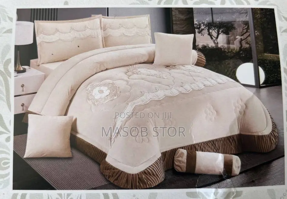 7pcs Comforter Set/ ኮምፈርት