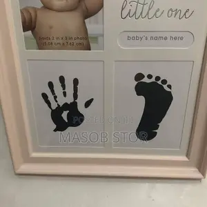 Hand and Footprint Baby Photo Frame 12 Months White