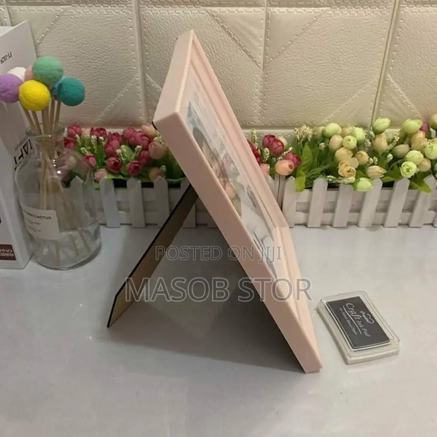 Hand and Footprint Baby Photo Frame 12 Months White