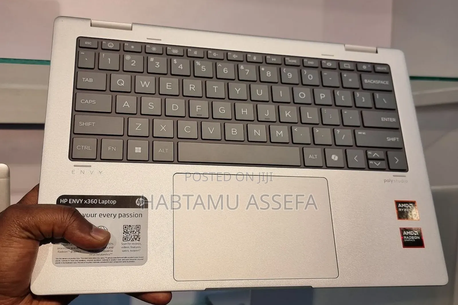 New Laptop HP Envy X360 16GB AMD Ryzen 7 SSD 1T