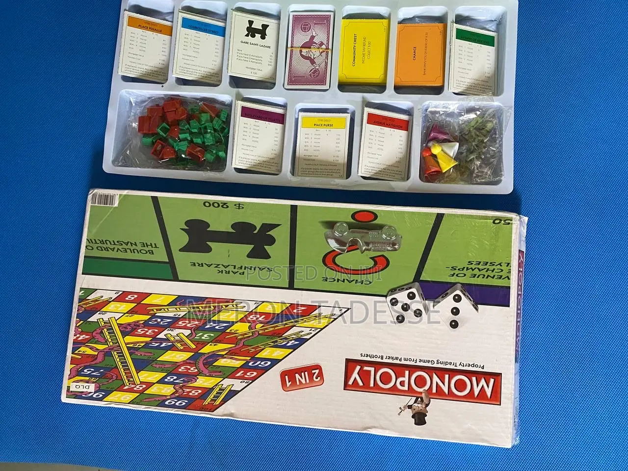 Monopoly Plus Snakes Ladder Game in the Boxes