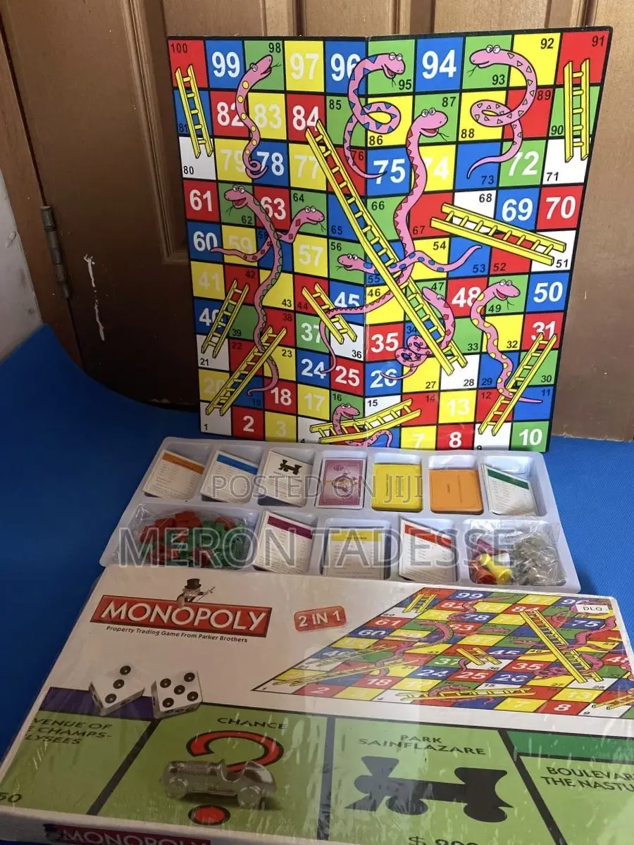 Monopoly Plus Snakes Ladder Game in the Boxes