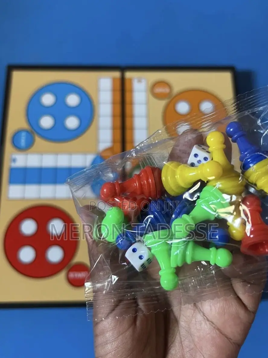 3in1 Game Board Ludo + Chess + Checkers 3በ1 ጨዋታ ቼስ + ዳማ +ሉዶ