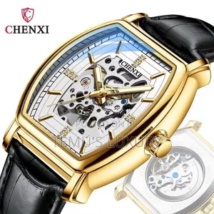 Photo - Chenxi Leather Strap Automatic Men's Watch