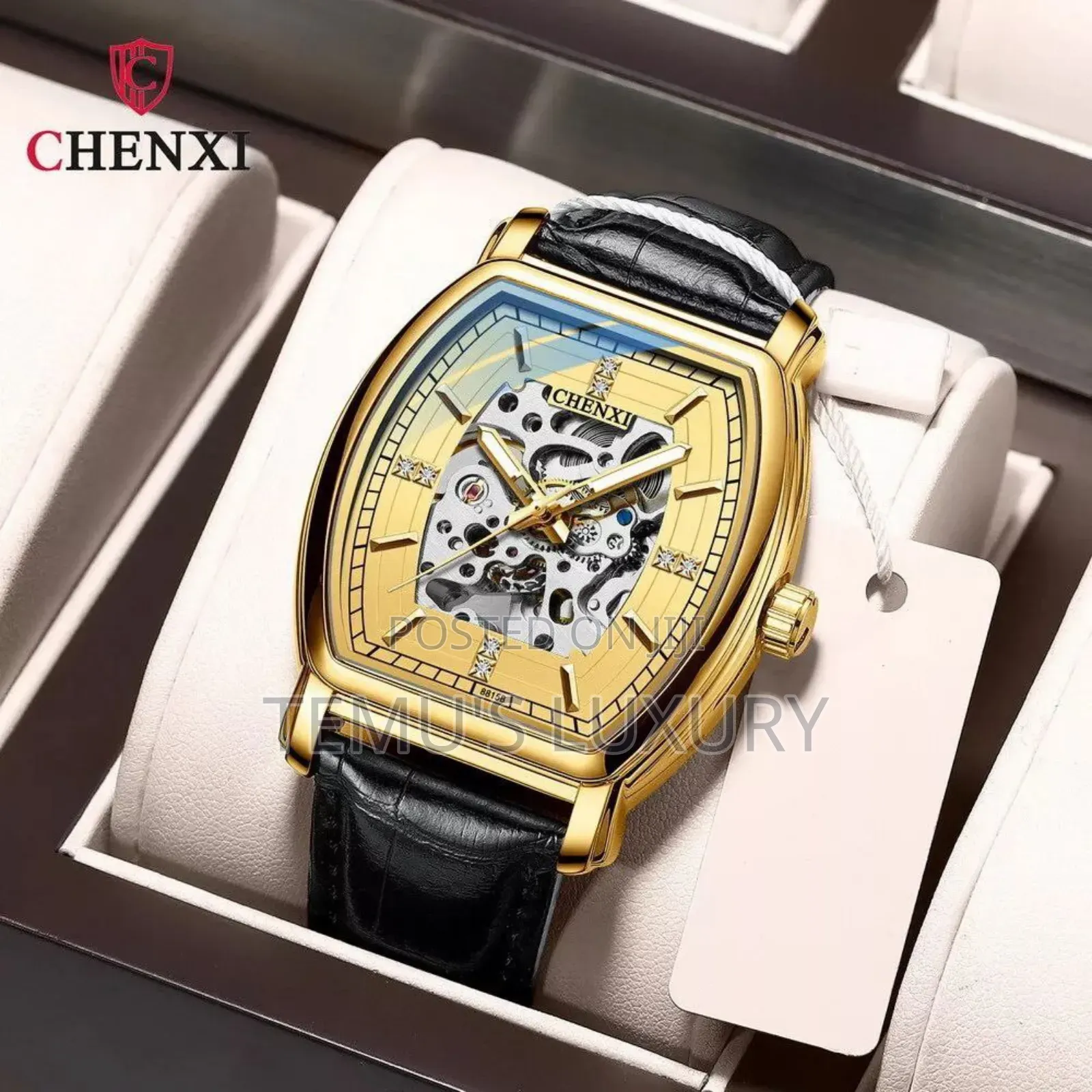 Chenxi Leather Strap Automatic Men's Watch