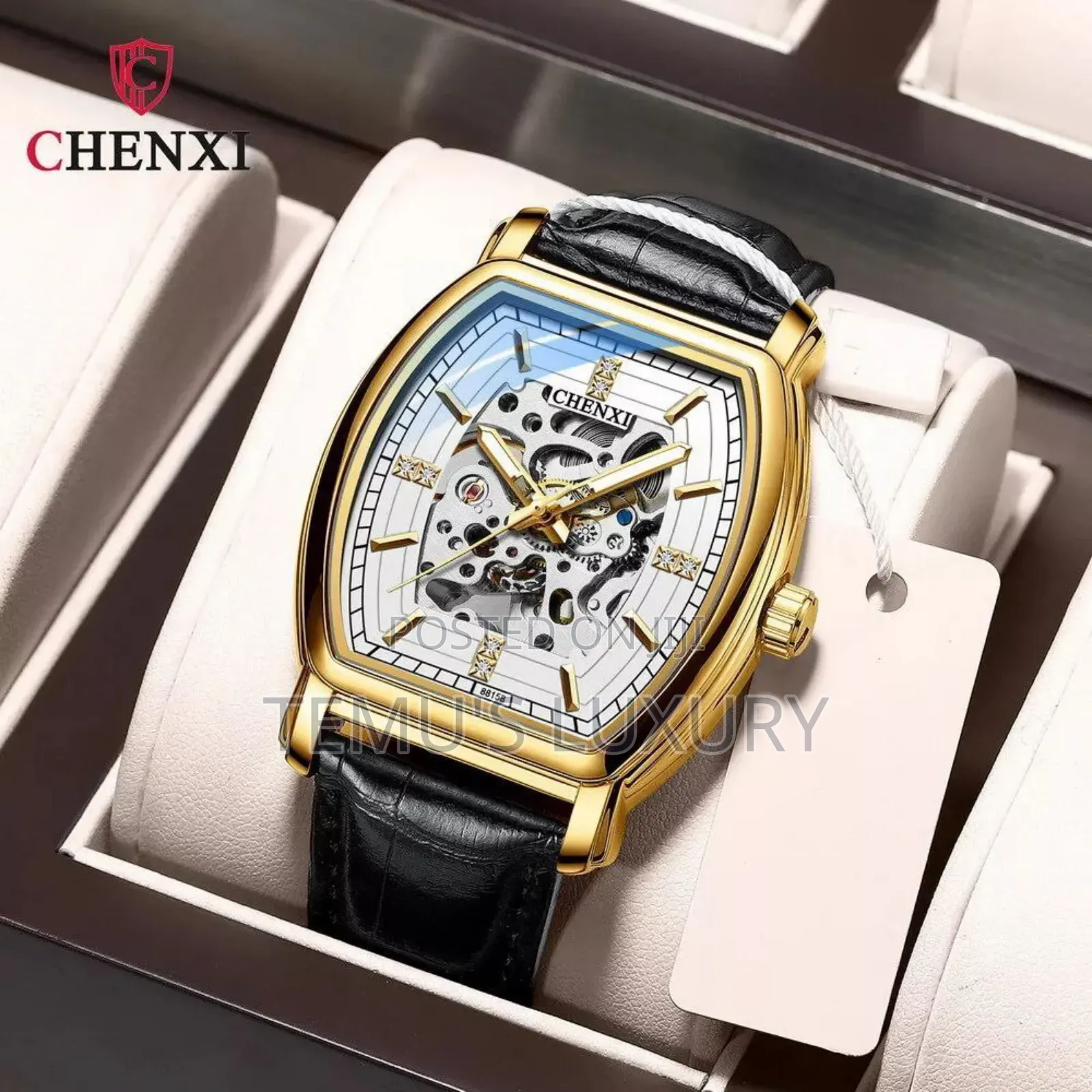 Chenxi Leather Strap Automatic Men's Watch