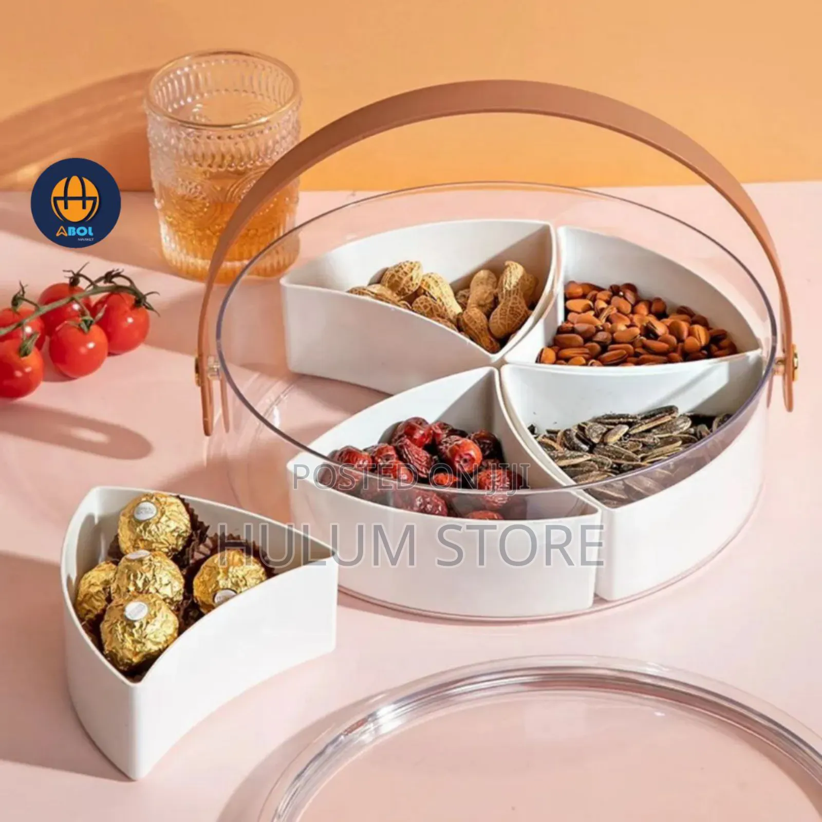Transparent Hand-held Fruit Tray