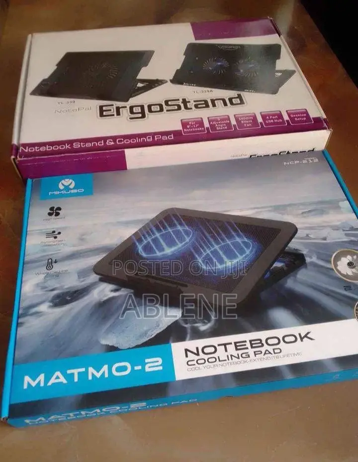 Laptop Cooling Fan or Stand (Dubbel Cooling Fan)