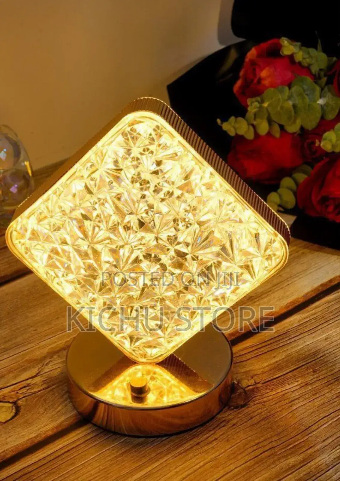 Led Crystal Table Lamp