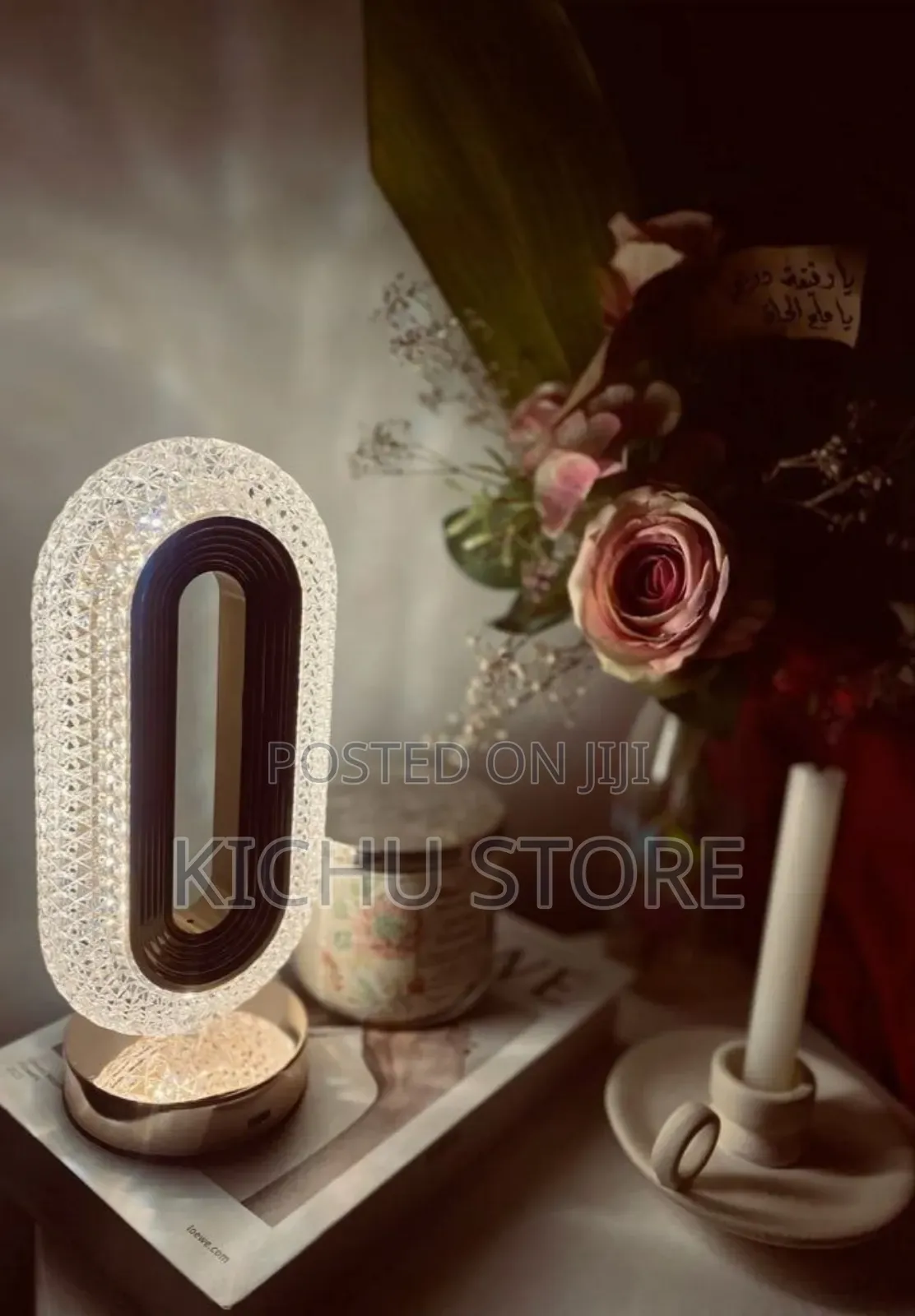 Led Crystal Table Lamp