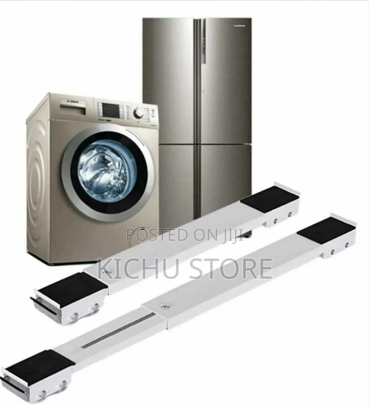 Adjustable Moving Roller Wheels Stand With Brake.