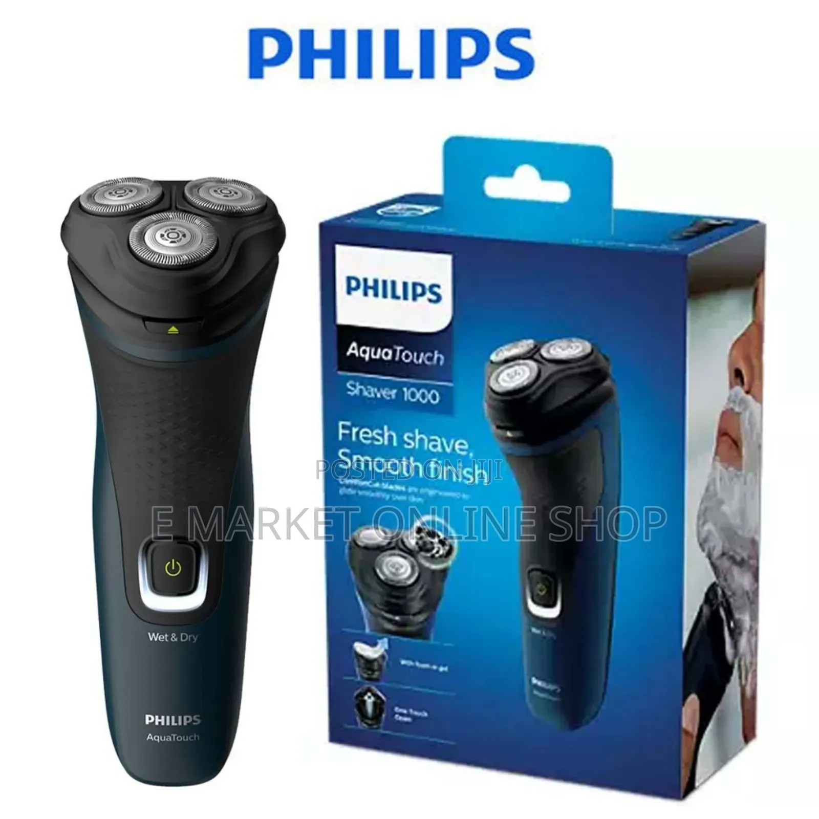 Philips Aquatouch Effortless Shaving, Anytime, Anywhere