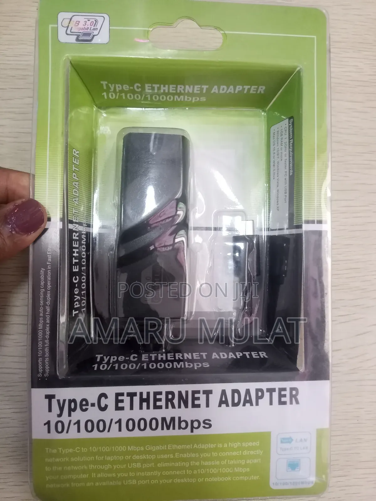 Type_c to Lan Ethernat Adapter