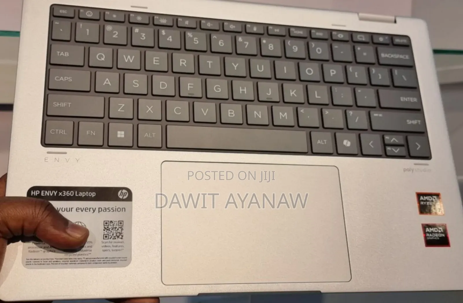 New Laptop HP Envy X360 16GB AMD Ryzen 7 SSD 1T