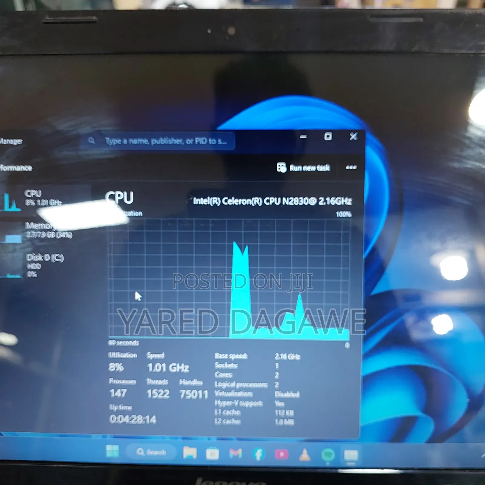 New Laptop Lenovo IdeaPad 530S 8GB Intel HDD 500GB