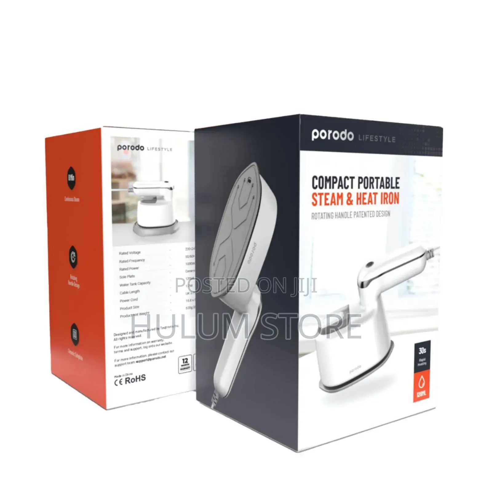 Porodo Mini Steam Iron