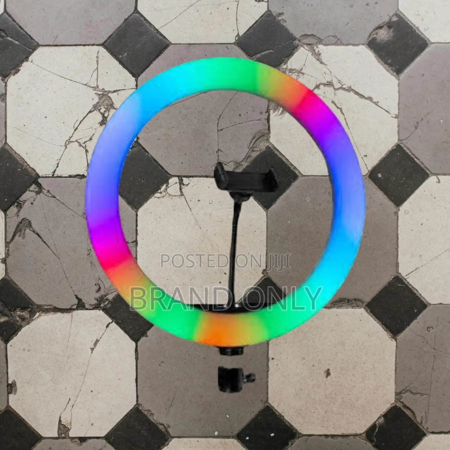 High-Quality 22 Inch RGB Ring Light System Setup