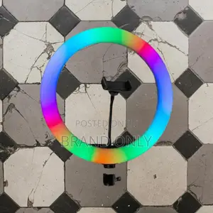 Photo - High-Quality 22 Inch RGB Ring Light System Setup