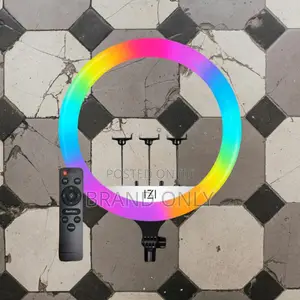 Photo - 22 Inch RGB Ring Light With Adjustable Tripod