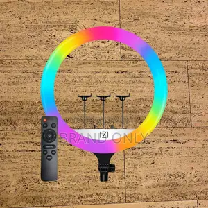 Photo - 22 Inch RGB Ring Light for Video Recording
