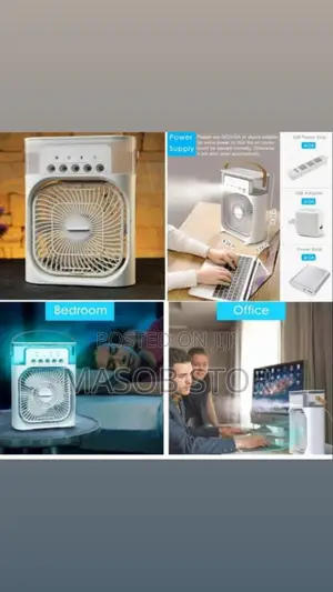 3in1 Humidifier And Cooling Fan /አየሩን የሚያቀዘቅዝ መልካም መዓዛን የሚሰጥ